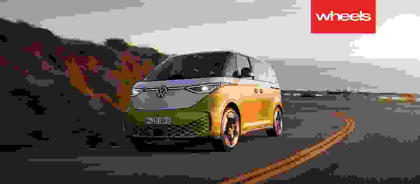 VW ID.Buzz on the road