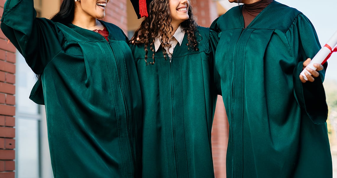 Students graduating